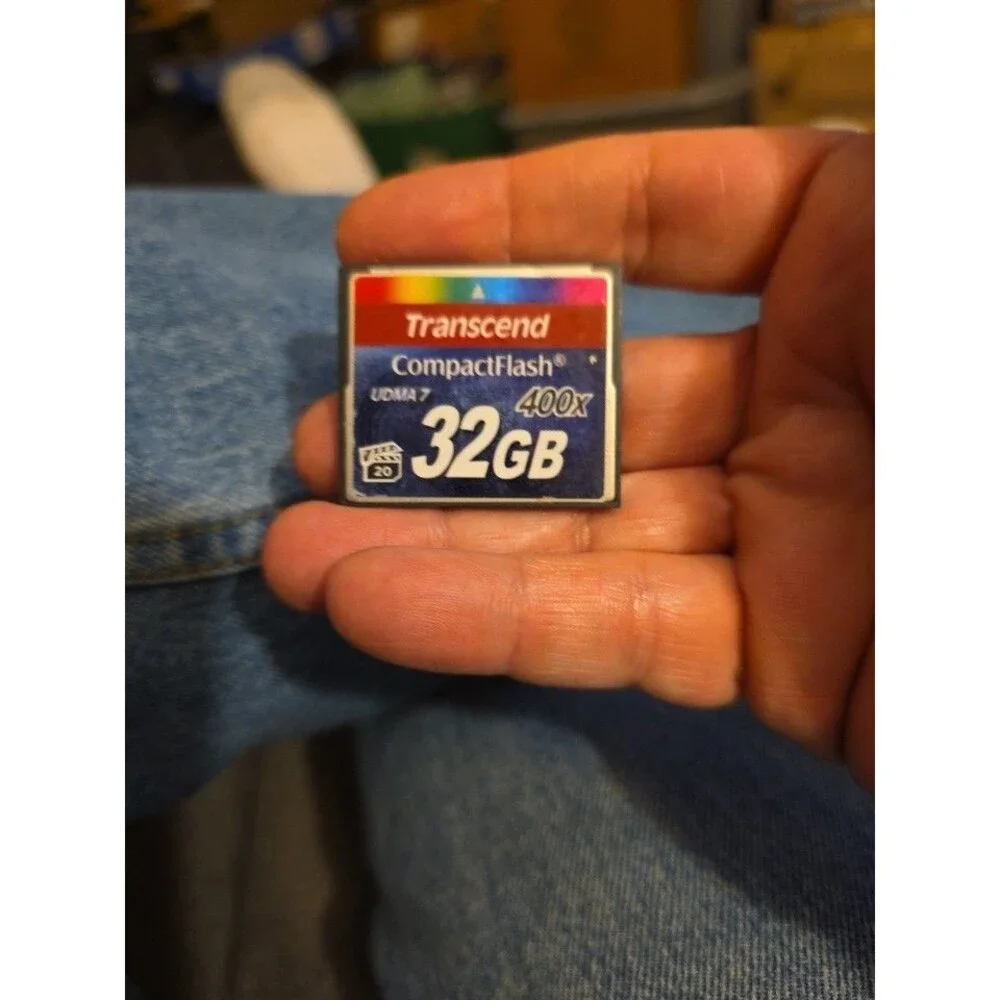 1pcs 32gb Transcend Speed 400x COMPACT FLASH CF Type I DSLR NIKON CANON cameras